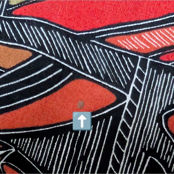 Vintage Nordstrom 100% cotton robe OSFM kimono art to wear geometric mod men's - Picture 10 of 12